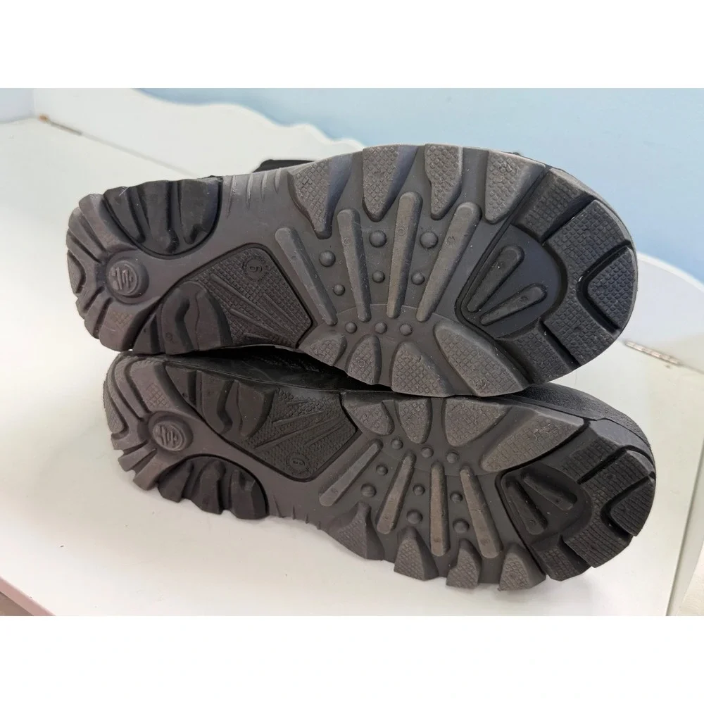 Kamik Waterbury Black Waterproof Insulated Snow Boots Kids Size 6 Made in Canada
